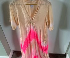 100% Silk Queso Maxi Style Dress - 2 Pockets