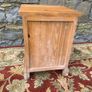 Solid pine lamp table or bedside locker. Image 6