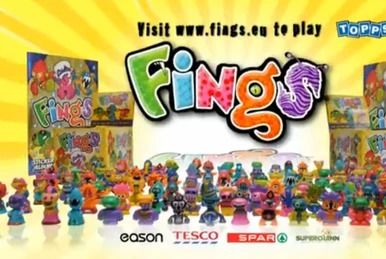 Fings Figures approx 4 cms produced by  Topps Rare Figures Set From 2010 Discontinued 1 Year Later 28 Figures #1