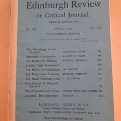 The Edinburgh Review 1916