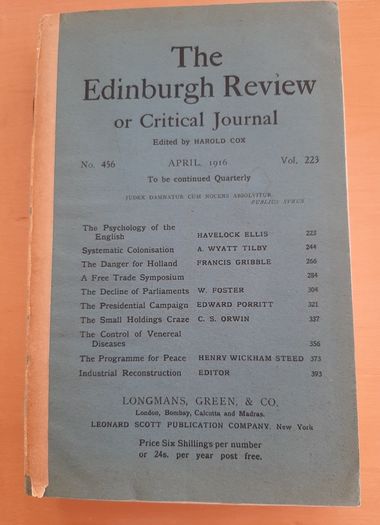 The Edinburgh Review 1916