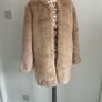 jacket Zara fur jacket size large edge to edge style Image 2