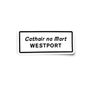 Personalised Irish Town or Village Sign Names Glossy Stickers 1 x Sticker Image 5