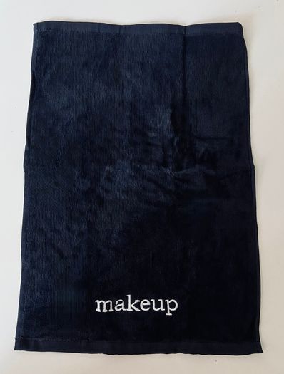 Bundle of Three Black Makeup Towels