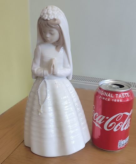Vintage NAO Lladro First Communion Praying Girl