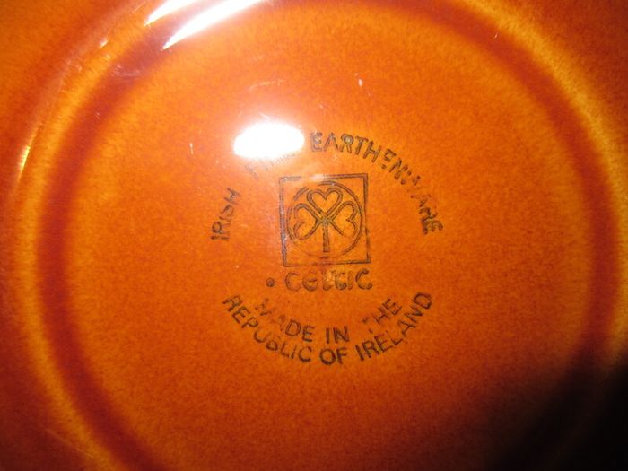 CELTIC   earthenware side plates