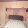 1 white wardrobe, over double bed press Image 9