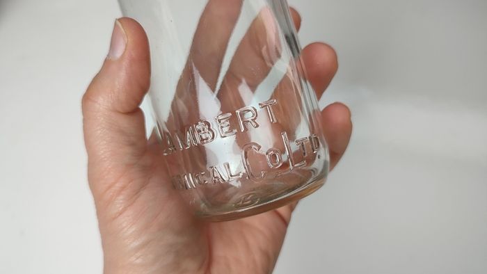 414 - Vintage Lambert Chemical Collectible Decorative Bottle