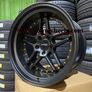 18" Inch Strom DS05 Drift Alloy Wheels 5x114.3 Nissan silvia skyline RX7 MX5 R32 R33 lexus IS200 Image 6