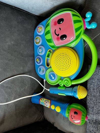 CoComelon My First Sing-Along Boombox & Sing Along Microphone