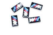 5 pce BMW M Sport Alloy Badges "Free Delivery "