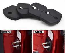 For VW Black 4Pcs Decor Accessory Car Door Anti Rust Lock Protective Covers