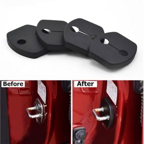 For VW Black 4Pcs Decor Accessory Car Door Anti Rust Lock Protective Covers