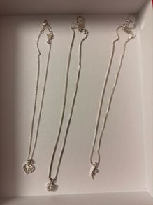 3 Newbridge silver necklaces