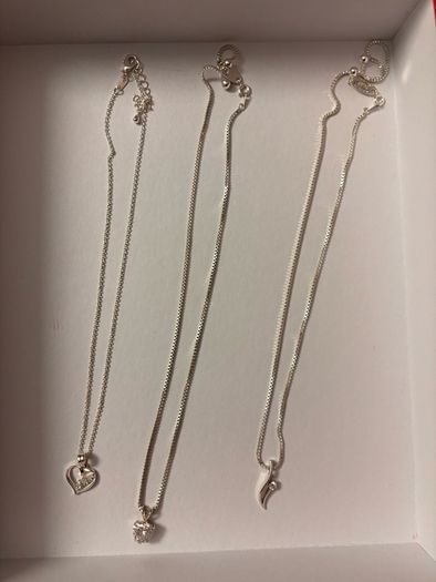 3 Newbridge silver necklaces
