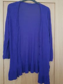 Purple Cardigan Size L