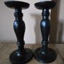 Set of two large candle holders 28cm H Image 2