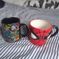 DC and Marvel mugs