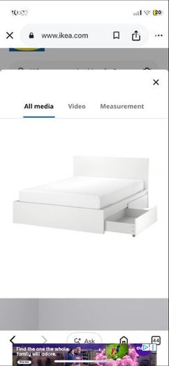 MALM Ikea bedframe