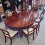 victorian dining table and 8 chairs Image 2