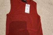 Ladies red sleeveless top size S