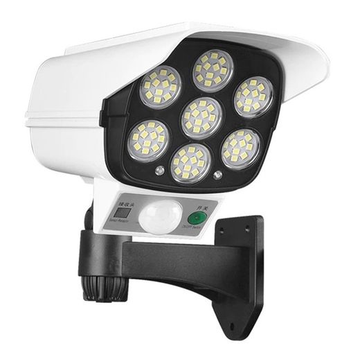 New Realistic Solar Dummy Fake Security Camera Surveillance CCTV Red LED #1472