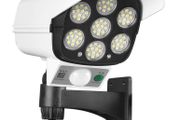 New Realistic Solar Dummy Fake Security Camera Surveillance CCTV Red LED #1472