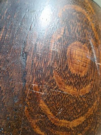 Solid Oak Art Deco Ice Bucket