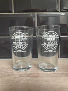Beer fest glass x2