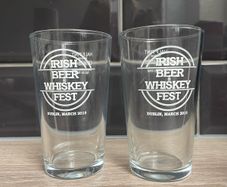 Beer fest glass x2