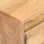 TV Cabinet 116x30x35 cm Solid Mango Wood Image 2