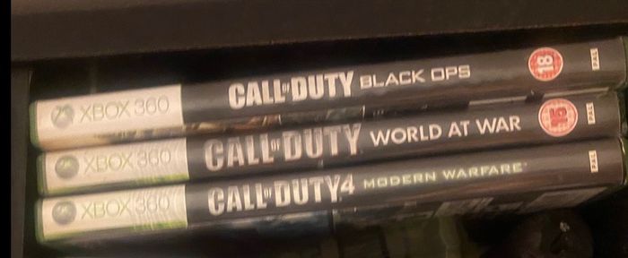 Call of duty Black ops world at war modern warfare Xbox 360 games