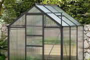 Large Walk-In Polycarbonate Greenhouse 6 x 6ft