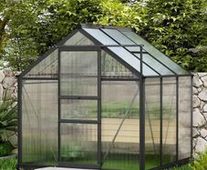 Large Walk-In Polycarbonate Greenhouse 6 x 6ft