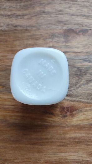 Antique Pond's milk glass
