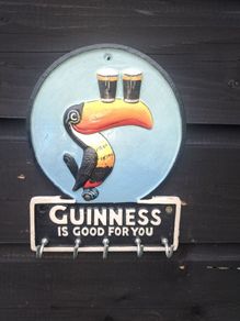 Guinness  key ring  holder