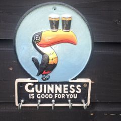 Guinness  key ring  holder