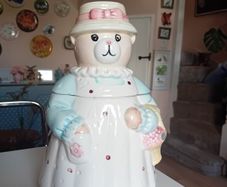 Mamma Bear Ceramic Biscuit Jar