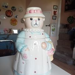 Mamma Bear Ceramic Biscuit Jar