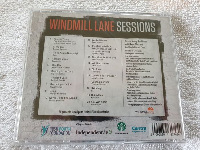 Windmill Lane Sessions CD album Aslan Damien Dempsey Kodaline Paul Brady