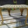 Heavy Early Victorian Brass Footman Trivet Image 3