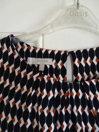 Hobbs Blouse Short Sleeved Top Size 10