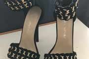 Pre-loved 'Koi Couture' Black Platform Stiletto Shoes