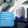 Dehumidifier 1500ml Portable Air Dehumidifier for Damp, Mould, Moisture in Home, Kitchen, Bedroom, Caravan, Office, Garage, Bathroom, Basement Image 6