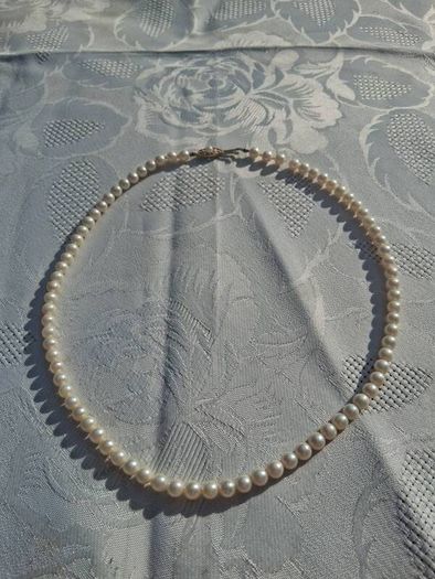 9k Gold Freshwater Pearl Necklace