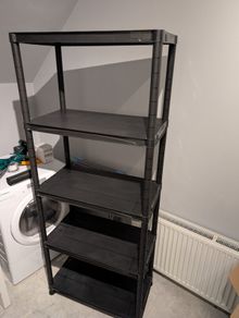Plastic Shelf Unit