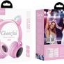 Hoco W27 - Fones Cat Ear Bluetooth Headphones, Bluetooth V5.0, Use Time: Up To 5 Hours, Standby Time: Up To 200 Hours, Support TF Card And AUX Mode, Compatible Mobile Phones And Tablets - Pink Image 6