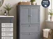 Bathroom cabinet with 2 doors and 2 drawers