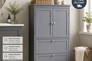 Bathroom cabinet with 2 doors and 2 drawers