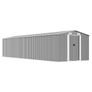 Garden Shed Grey 257x990x181 cm Galvanised steel Image 3